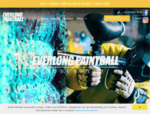 Tablet Screenshot of everlong-paintball.com